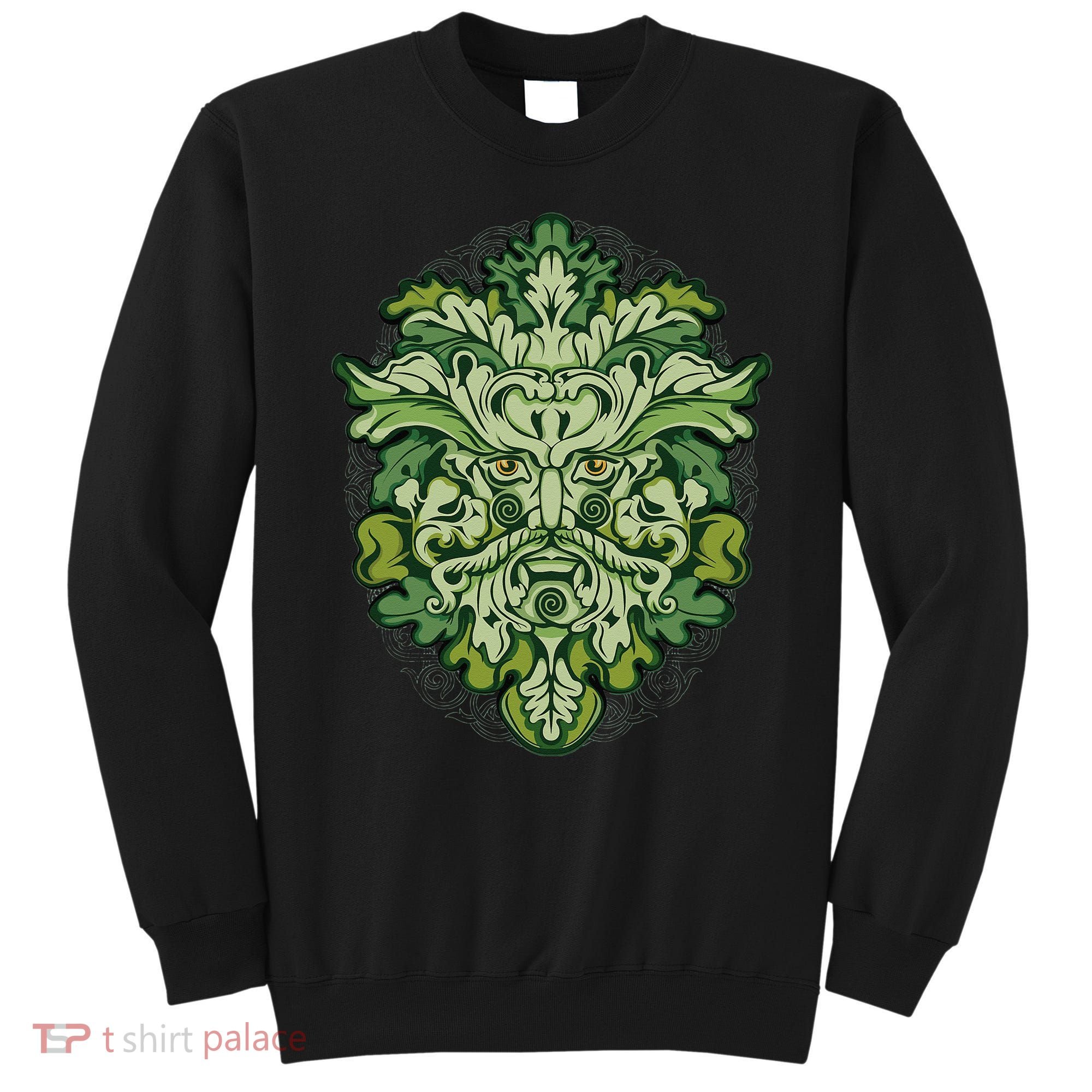 Celtic Green Man Pagan Irish Scottish Mythology God Sweatshirt