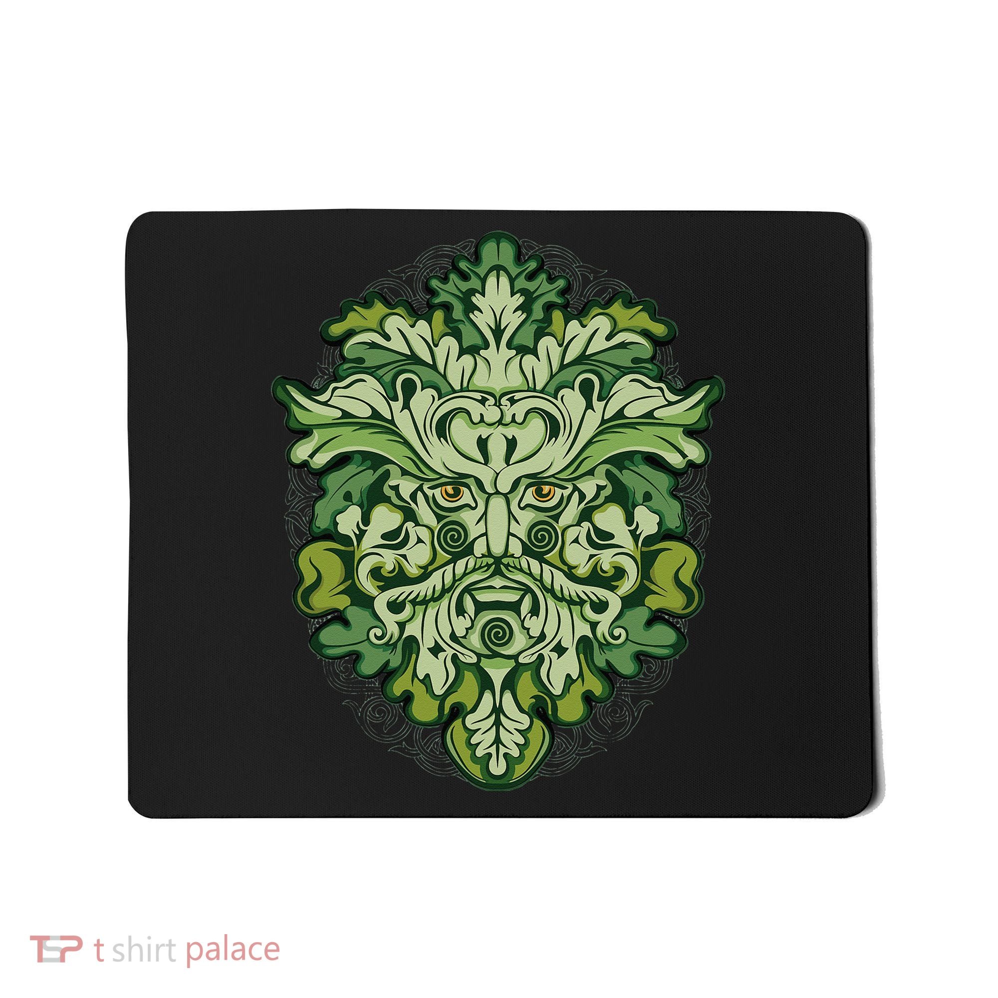Celtic Green Man Pagan Irish Scottish Mythology God Mousepad
