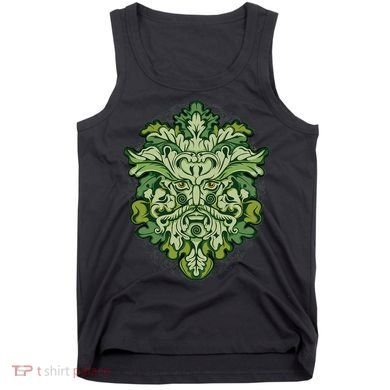 Celtic Green Man Pagan Irish Scottish Mythology God Tank Top