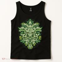 Celtic Green Man Pagan Irish Scottish Mythology God Tank Top thumb 2