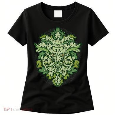 Celtic Green Man Pagan Irish Scottish Mythology God Women's T-Shirt