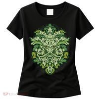 Celtic Green Man Pagan Irish Scottish Mythology God Women's T-Shirt thumb 0