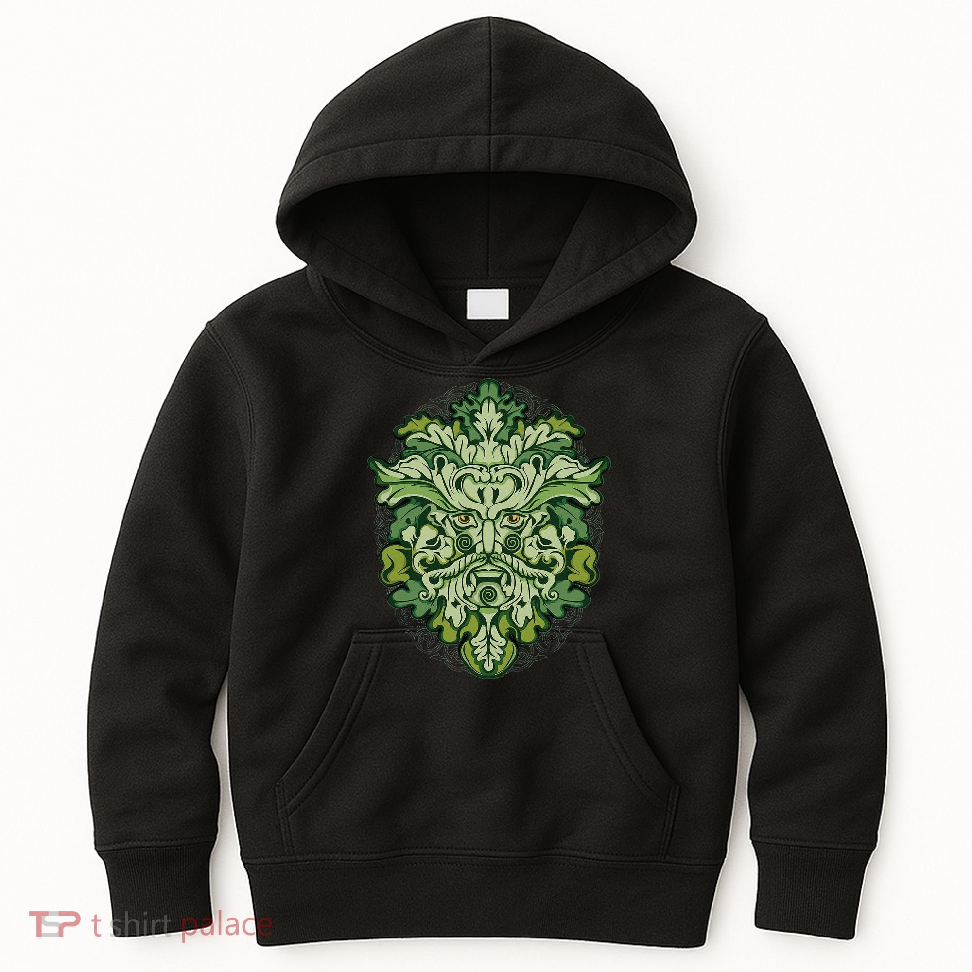Celtic Green Man Pagan Irish Scottish Mythology God Kids Hoodie