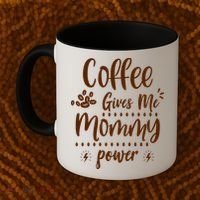 Coffee Gives Me Mommy Power Coffee Mug thumb 2