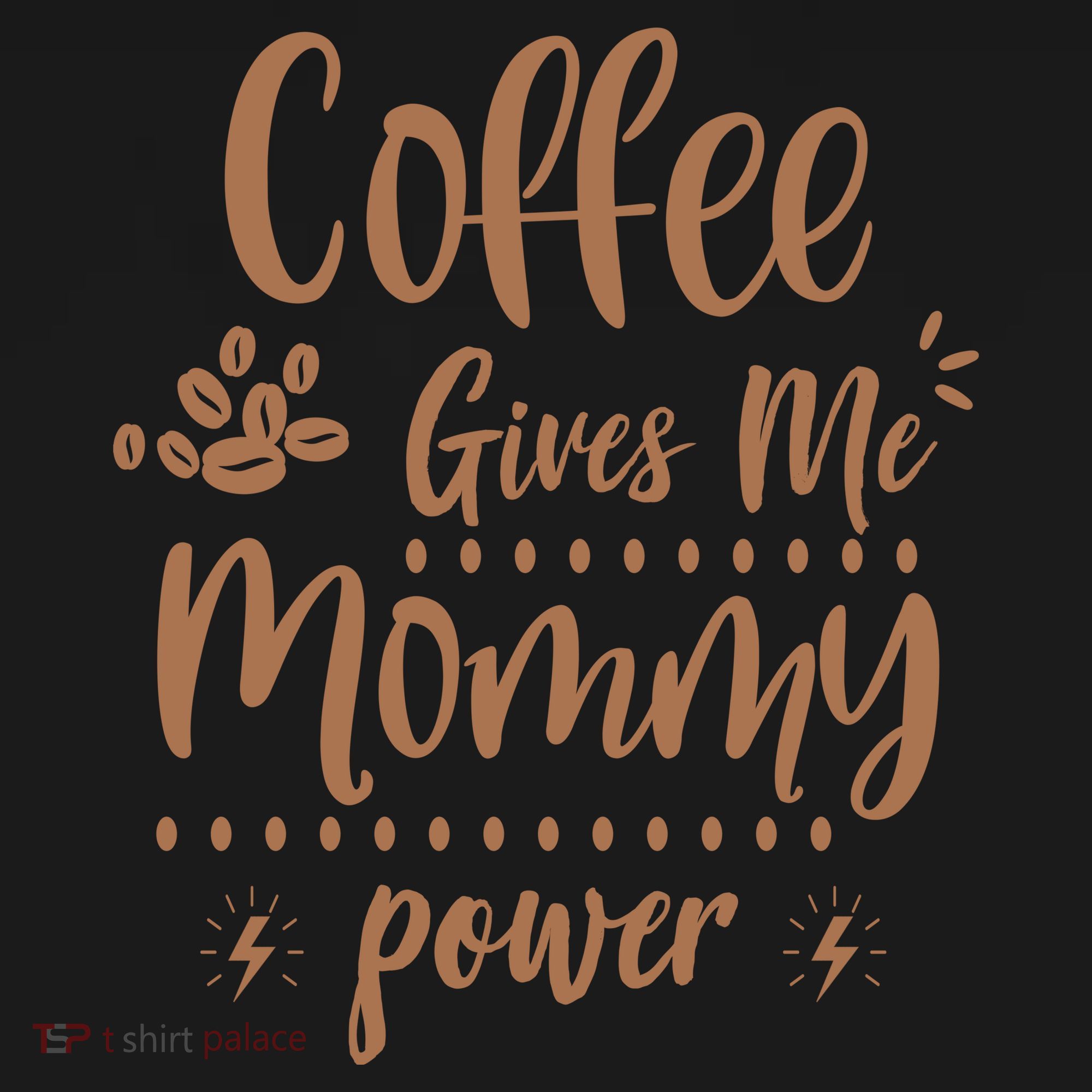 Coffee Gives Me Mommy Power Kids Sweatshirt
