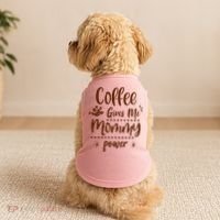 Coffee Gives Me Mommy Power Doggie Tank thumb 2