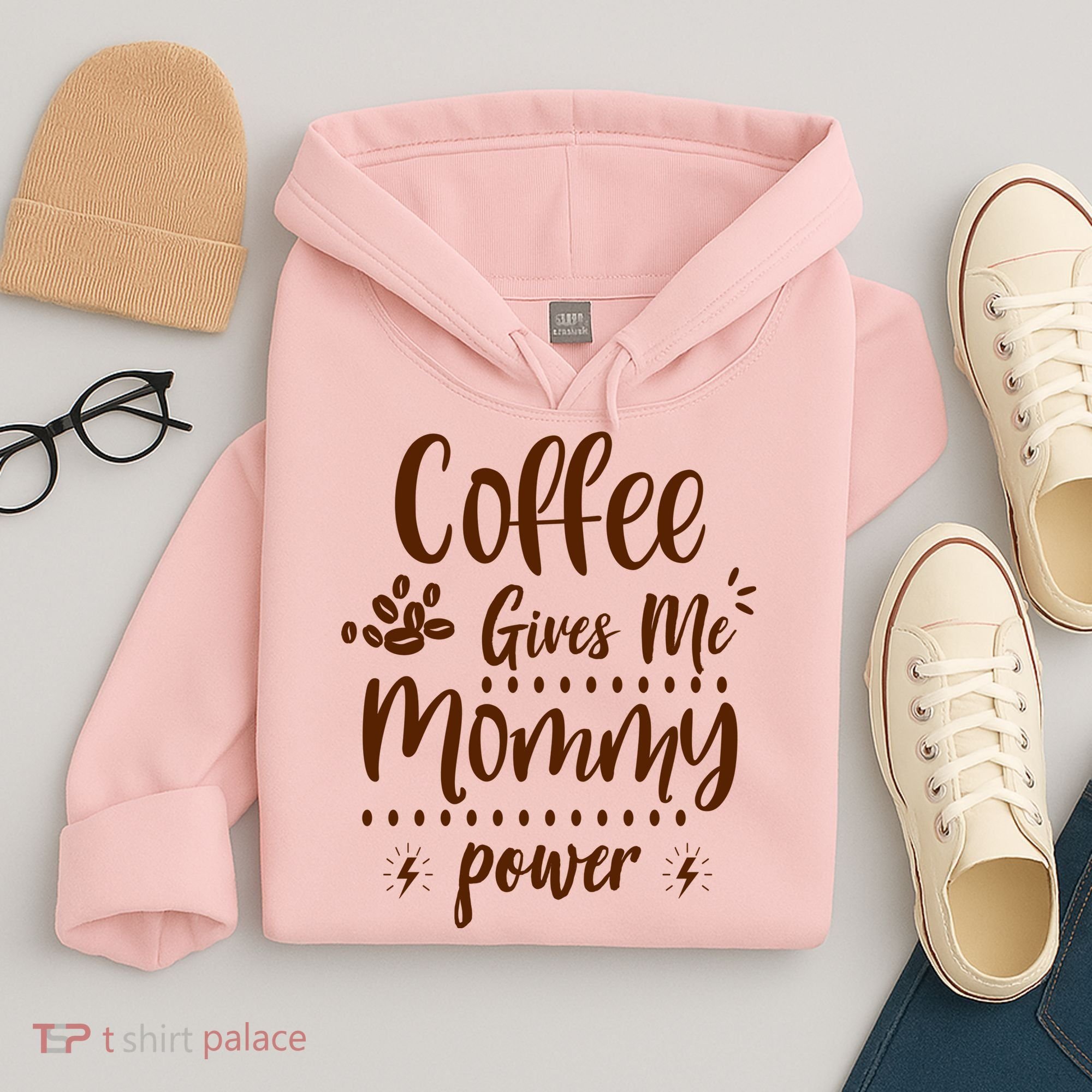 Coffee Gives Me Mommy Power Hoodie