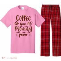 Coffee Gives Me Mommy Power Pajama Set thumb 0
