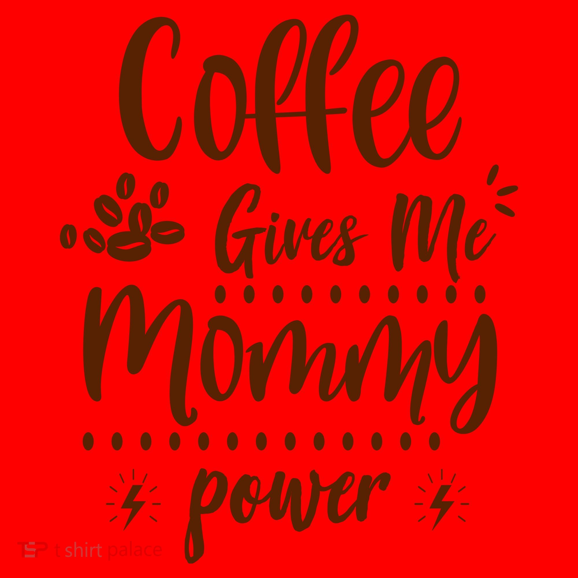 Coffee Gives Me Mommy Power Santa Hat