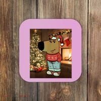 Chill Guy Meme Costume Funny Chill Guy Meme Coaster thumb 0