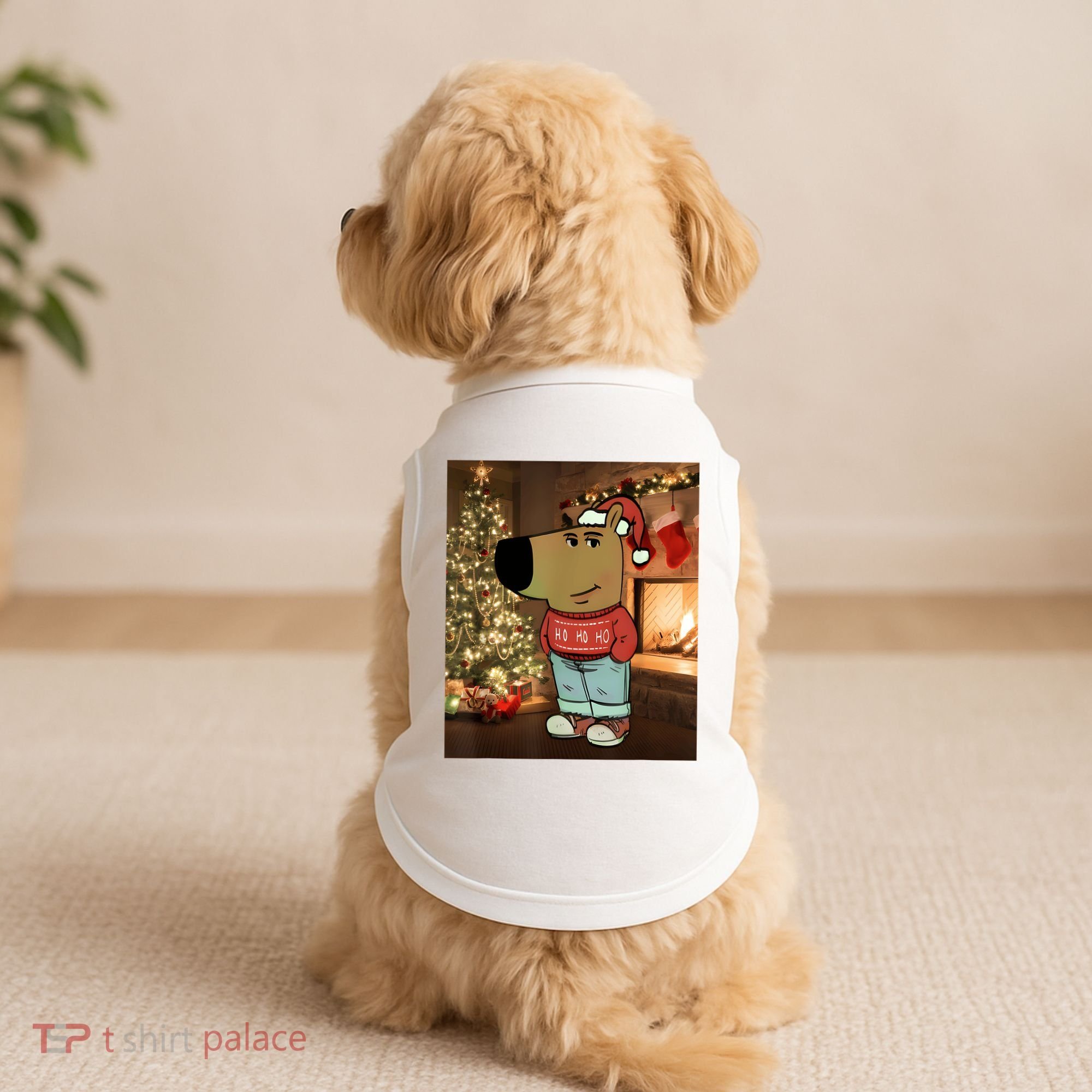 Chill Guy Meme Costume Funny Chill Guy Meme Doggie Tank