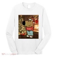 Chill Guy Meme Costume Funny Chill Guy Meme Long Sleeve Shirt thumb 0