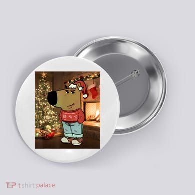 Chill Guy Meme Costume Funny Chill Guy Meme Button