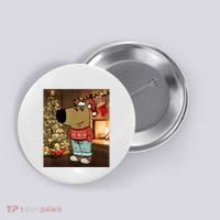 Chill Guy Meme Costume Funny Chill Guy Meme Button thumb 0