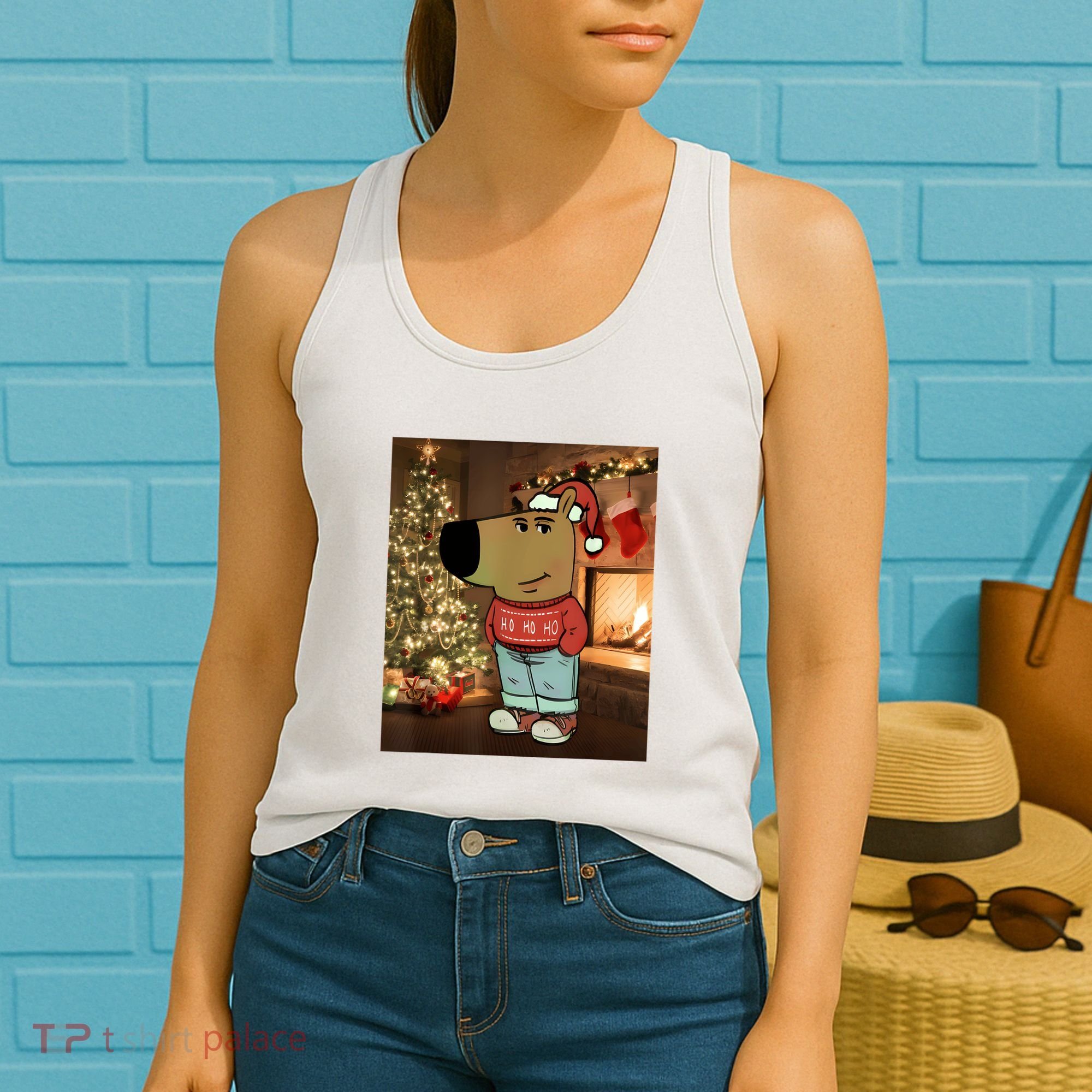 Chill Guy Meme Costume Funny Chill Guy Meme Women's Tank Top