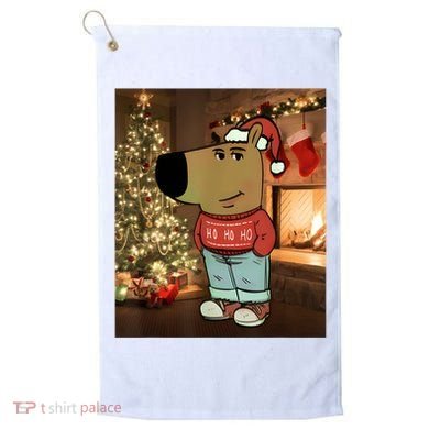 Chill Guy Meme Costume Funny Chill Guy Meme Golf Towel