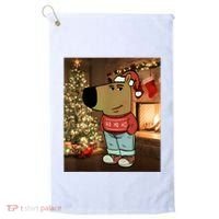 Chill Guy Meme Costume Funny Chill Guy Meme Golf Towel thumb 0