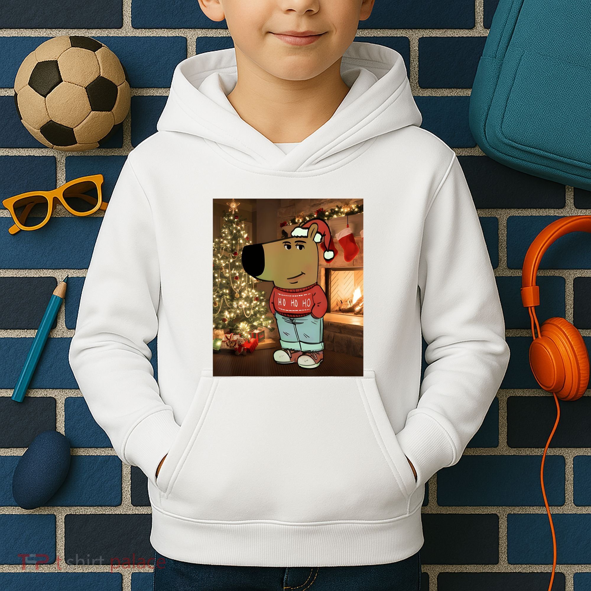 Chill Guy Meme Costume Funny Chill Guy Meme Kids Hoodie