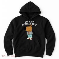 Chill Guy Meme Character Funny IM Just A Chill Guy Dog Hoodie thumb 0