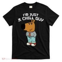 Chill Guy Meme Character Funny IM Just A Chill Guy Dog T-Shirt thumb 0