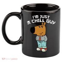 Chill Guy Meme Character Funny IM Just A Chill Guy Dog 11oz C Handle Ceramic Mug thumb 2