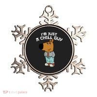 Chill Guy Meme Character Funny IM Just A Chill Guy Dog Ornament thumb 0