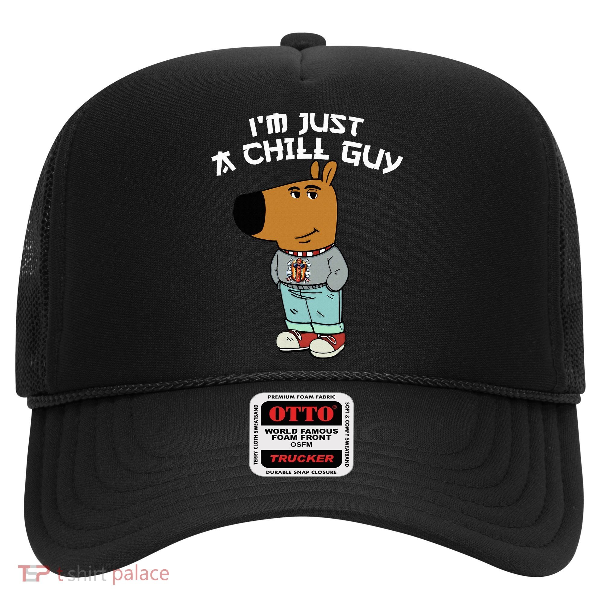 Chill Guy Meme Character Funny IM Just A Chill Guy Dog Hat