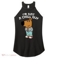 Chill Guy Meme Character Funny IM Just A Chill Guy Dog Women's Perfect Tri Rocker Tank thumb 0