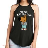 Chill Guy Meme Character Funny IM Just A Chill Guy Dog Women's Perfect Tri Rocker Tank thumb 2