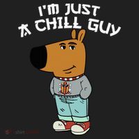 Chill Guy Meme Character Funny IM Just A Chill Guy Dog Kids Plaid Pajama Set thumb 2