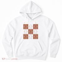 Checkered Gingerbread Man Retro Hoodie thumb 0
