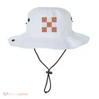 Checkered Gingerbread Man Retro Bucket Hat thumb 0