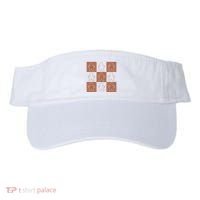 Checkered Gingerbread Man Retro Visor thumb 0