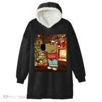 Chill Guy Meme Costume Funny Chill Guy Meme Hooded Wearable Blanket thumb 0