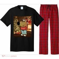 Chill Guy Meme Costume Funny Chill Guy Meme Pajama Set thumb 0