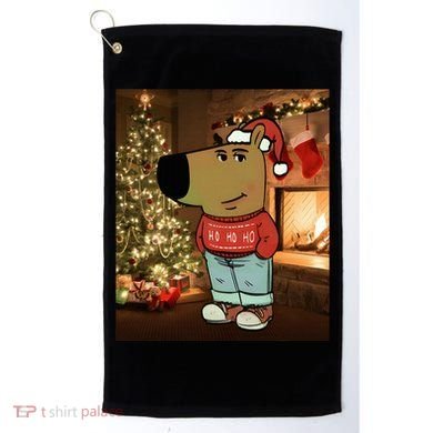 Chill Guy Meme Costume Funny Chill Guy Meme Golf Towel