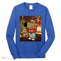 Chill Guy Meme Costume Funny Chill Guy Meme Long Sleeve Shirt thumb 0
