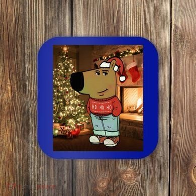 Chill Guy Meme Costume Funny Chill Guy Meme Coaster