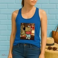 Chill Guy Meme Costume Funny Chill Guy Meme Women's Tank Top thumb 2