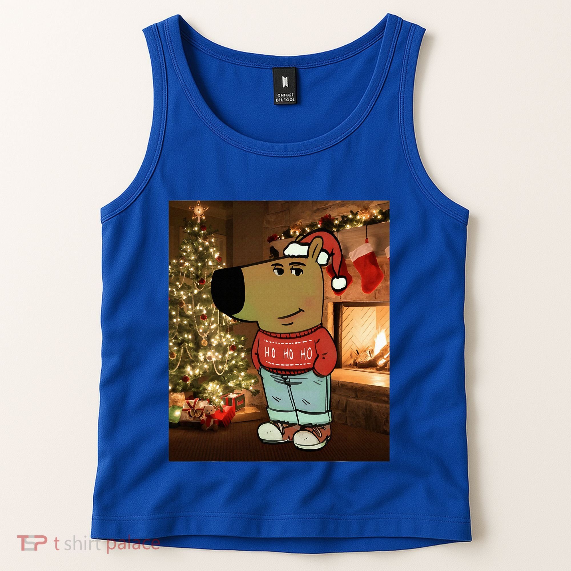 Chill Guy Meme Costume Funny Chill Guy Meme Tank Top