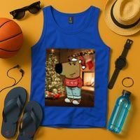 Chill Guy Meme Costume Funny Chill Guy Meme Tank Top thumb 4