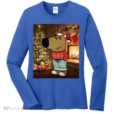 Chill Guy Meme Costume Funny Chill Guy Meme Women's Long Sleeve Shirt