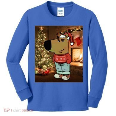Chill Guy Meme Costume Funny Chill Guy Meme Kids Long Sleeve Shirt