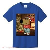 Chill Guy Meme Costume Funny Chill Guy Meme Kids T-Shirt thumb 0