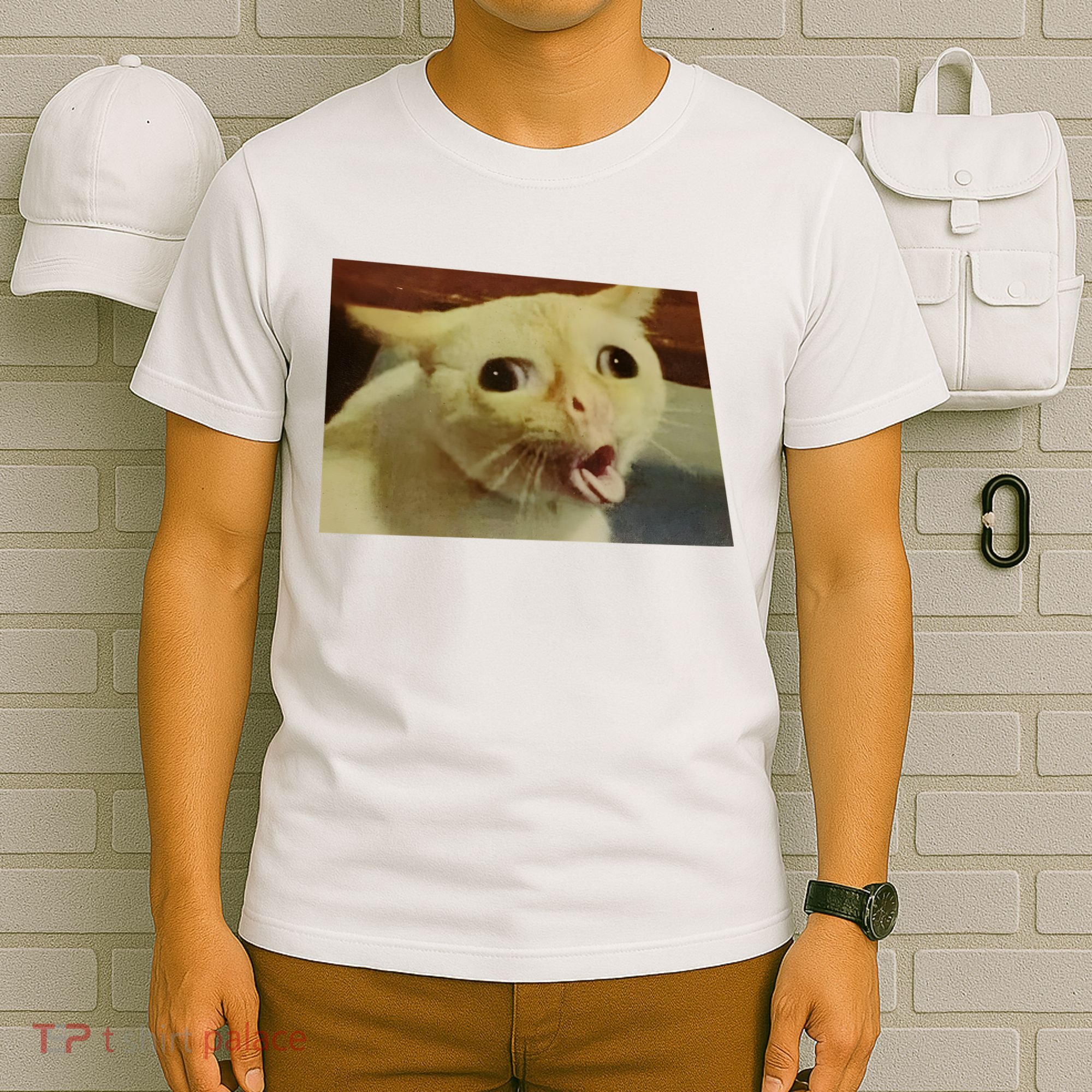 Cat Gagging Meme T-Shirt