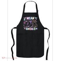 Cute Ghost Mean Ghouls Funny Halloween Costume Spooky Season Apron thumb 0