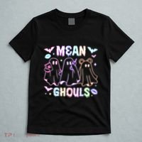 Cute Ghost Mean Ghouls Funny Halloween Costume Spooky Season T-Shirt thumb 5