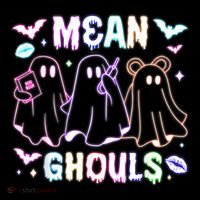 Cute Ghost Mean Ghouls Funny Halloween Costume Spooky Season Coffee Mug thumb 5