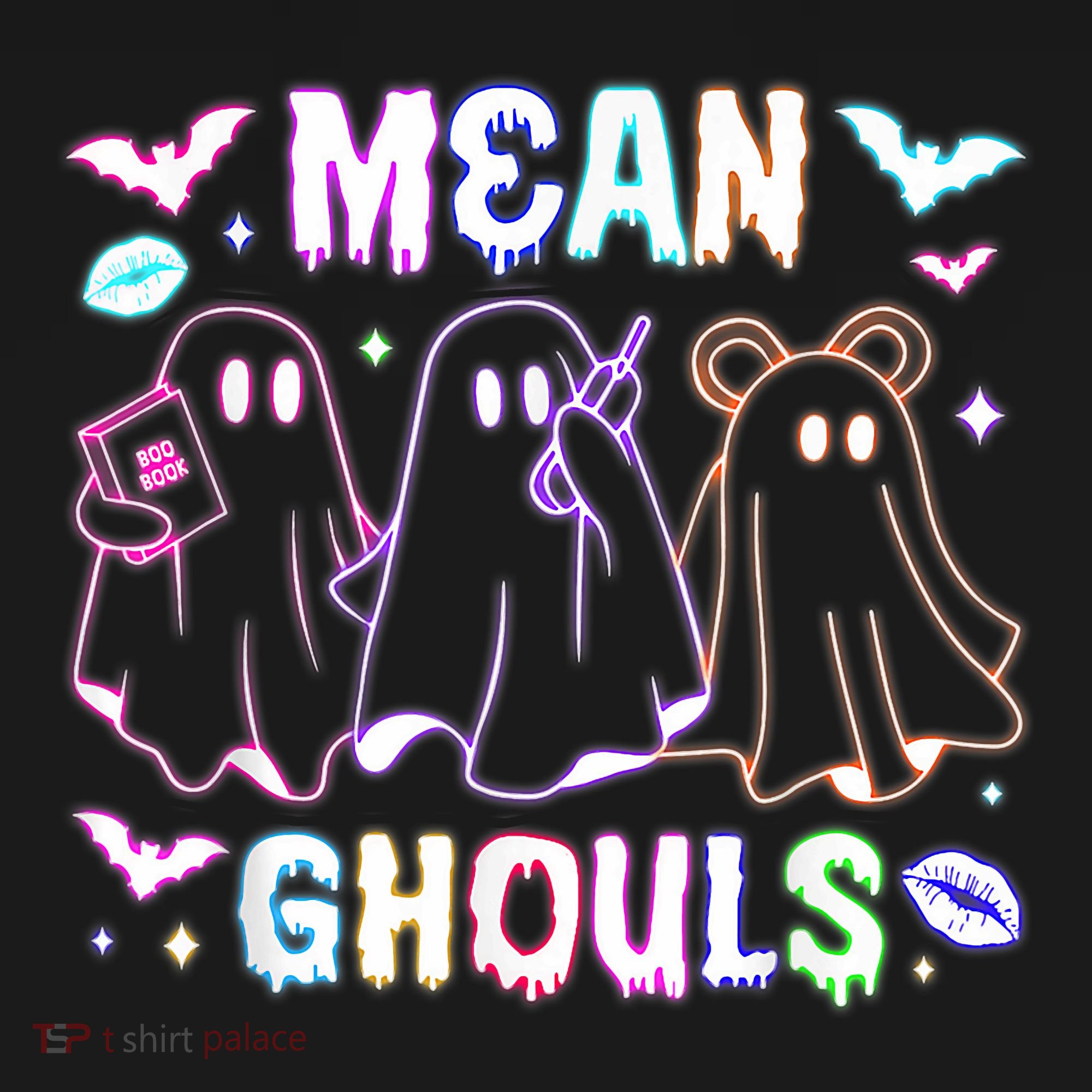 Cute Ghost Mean Ghouls Funny Halloween Costume Spooky Season Coaster