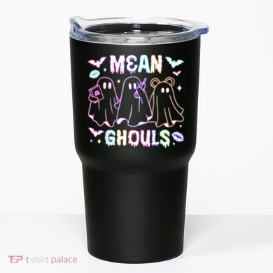 Cute Ghost Mean Ghouls Funny Halloween Costume Spooky Season Tumbler